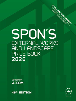 cover image of Spon's External Works and Landscape Price Book 2026